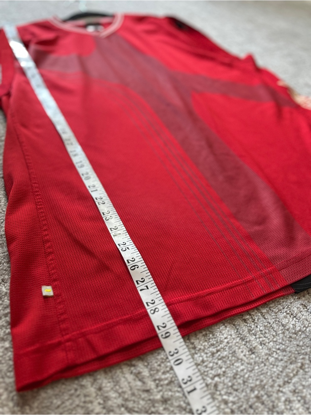 Vintage Reebok Red Sweater Vest | Size Large | Sporty V-Neck Knit - Picture 10 of 14